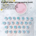 62-Pc Alphabet & Number Fondant Cookie Cutter Mold Set