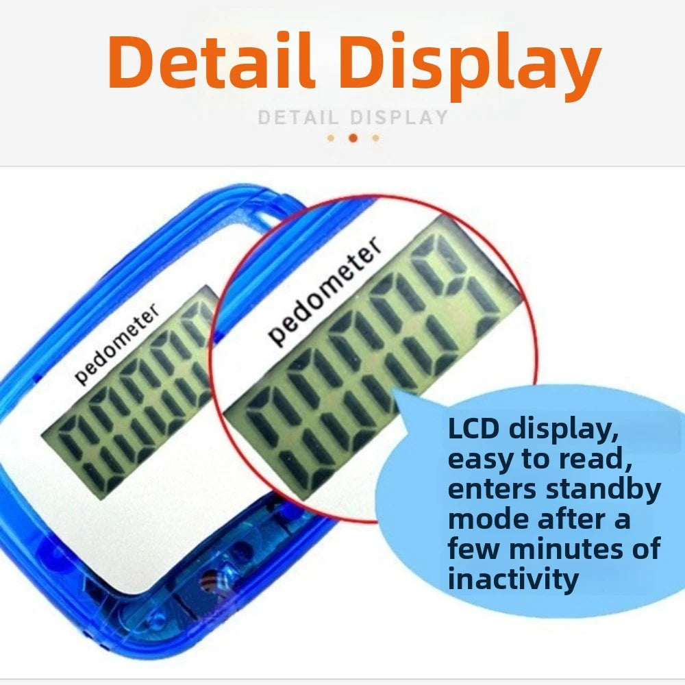 Digital LCD Pedometer – Step, Calorie & Distance Counter