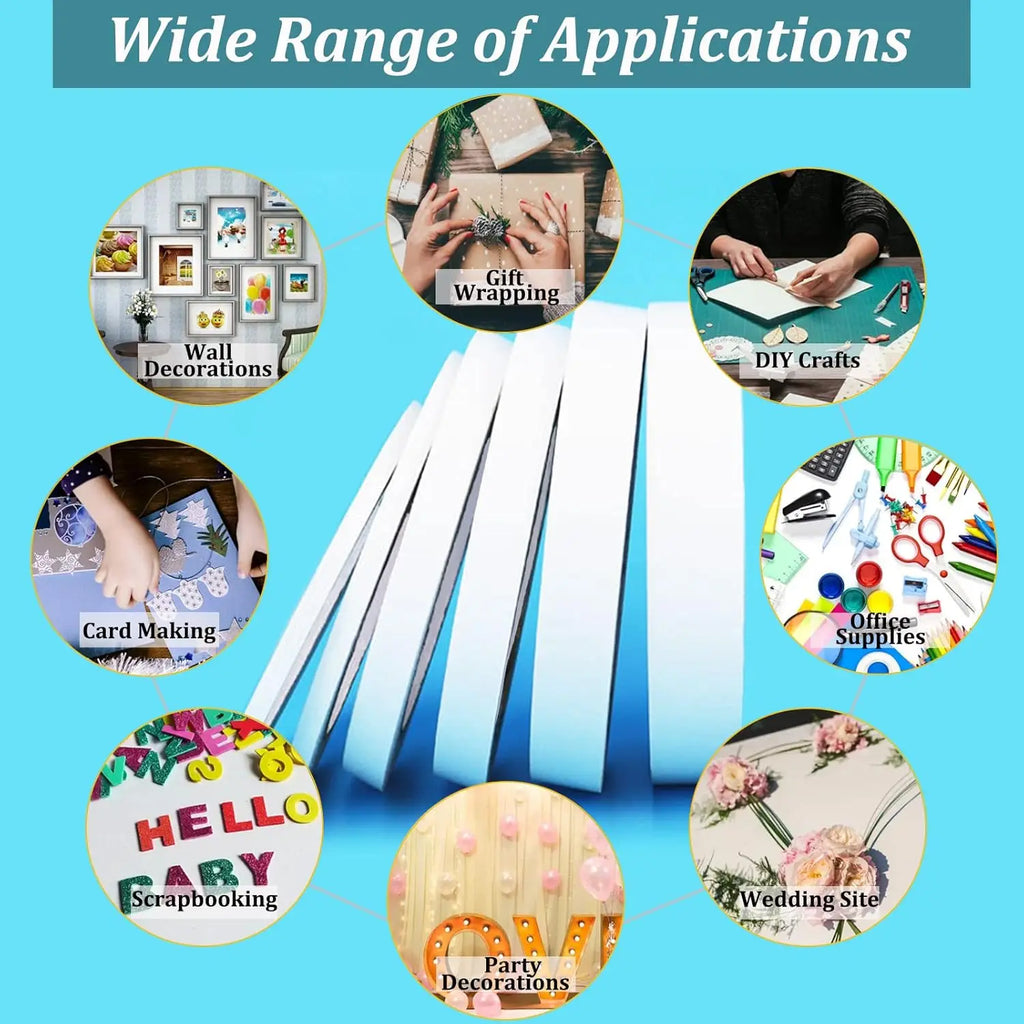 Double Sided Adhesive Tape 50M Roll – Arts, Crafts & Scrapbooking