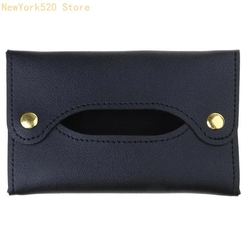 PU Leather Tissue Holder – Travel-Friendly Modern Case