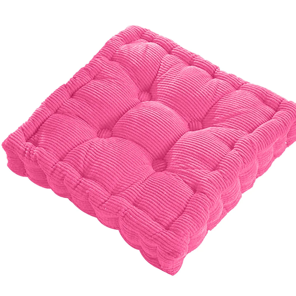 Square Tatami Seat Cushion Corncob Cotton Floor Mat 40x40cm