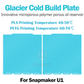 Snapmaker U1 Dual-Sided PEI Flexible Spring Steel Build Plate