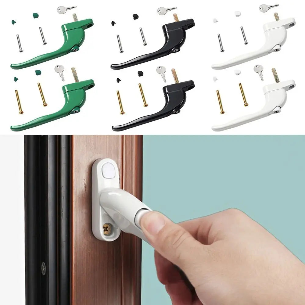UPVC Aluminum Alloy Double Glazing Window Handle Latch Lock