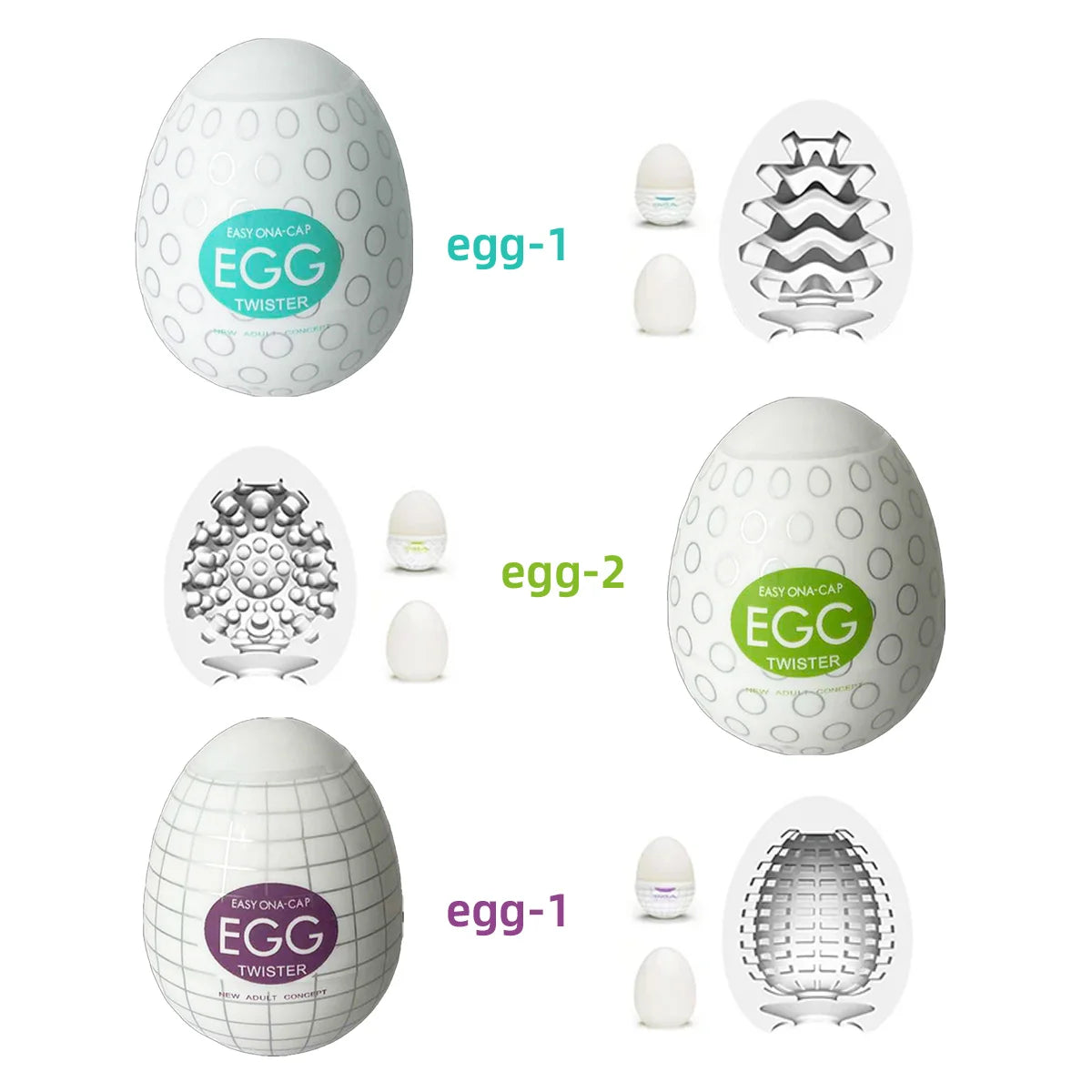 OREADEX Silicone Stretchable Male Massager – Compact Egg