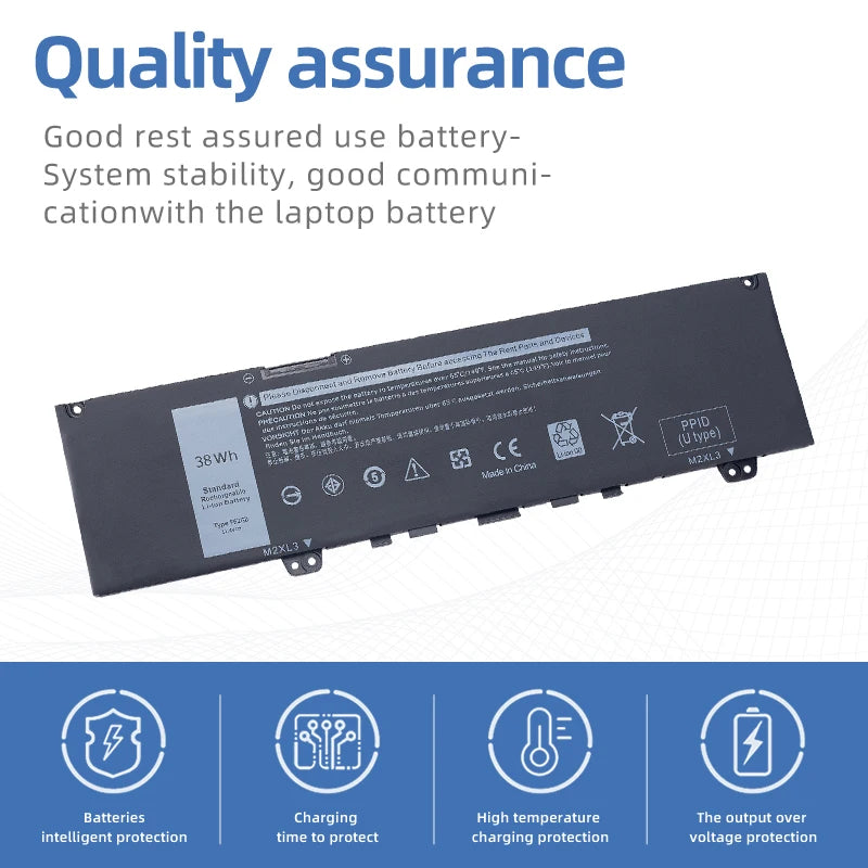 SUOZHAN F62G0 Battery for Dell Inspiron 5370 7370 7373 7380 7386