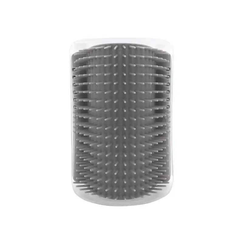 Corner Cat Scratcher Wall-Mounted Grooming Brush & Massage Comb