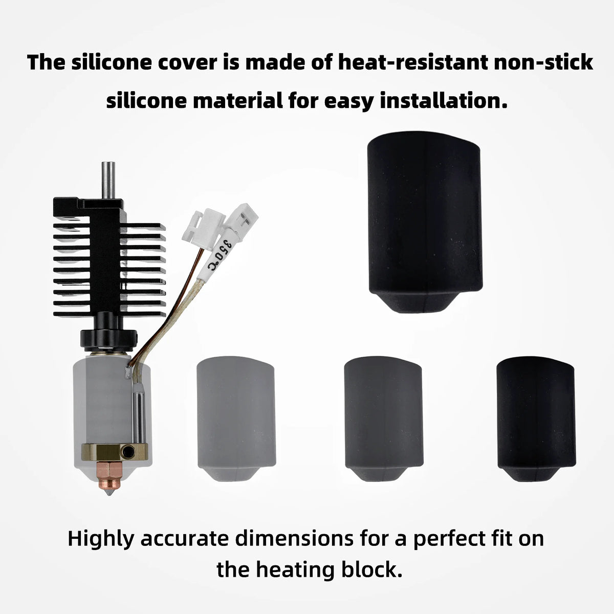 Silicone Hotend Sock for Creality K2/K2 Plus/K2 Pro Heat Block