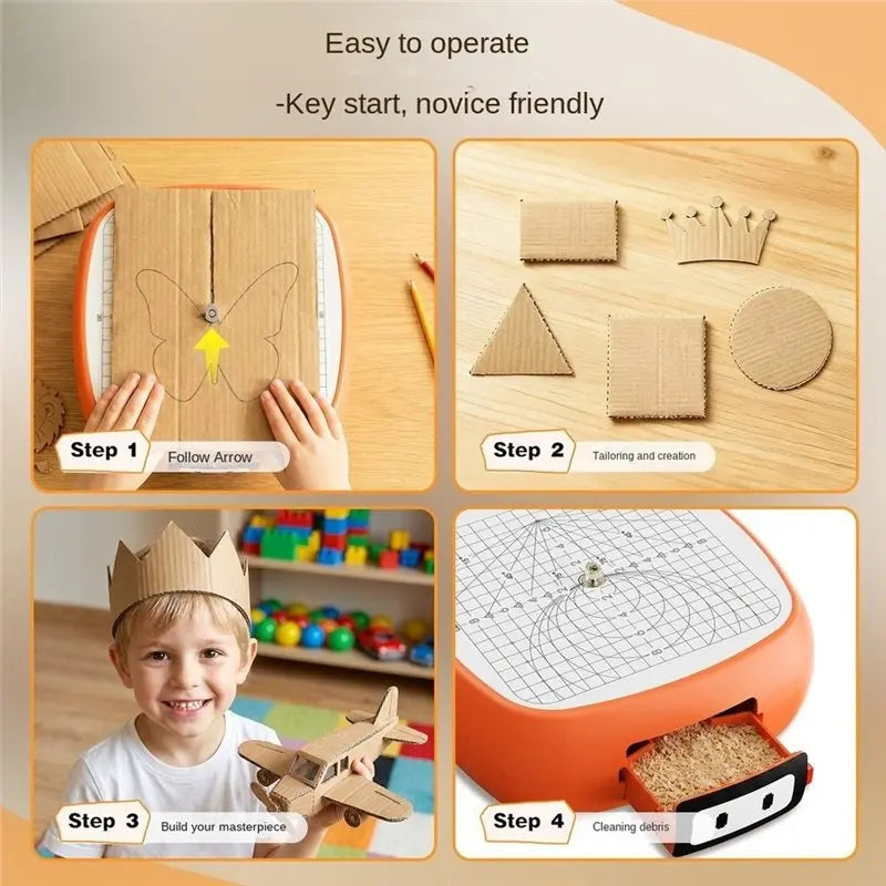 Kid-Safe Electric Cardboard Cutter for DIY School Projects