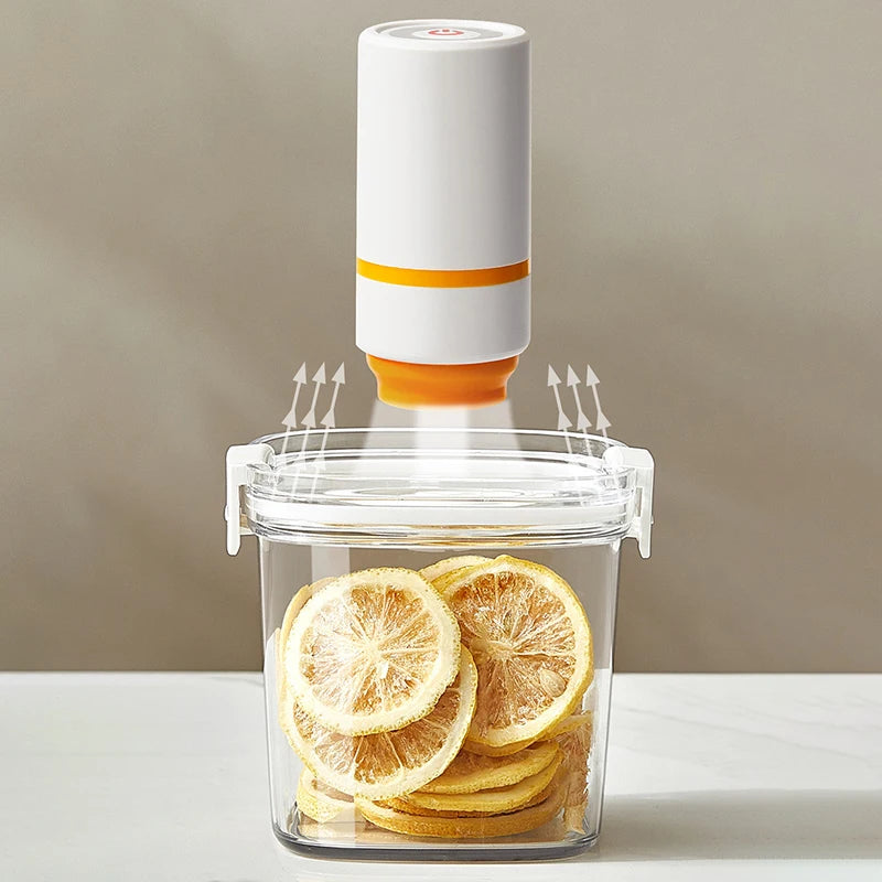 Electric Vacuum Seal Container for Coffee, Rice & Cereal Storage
