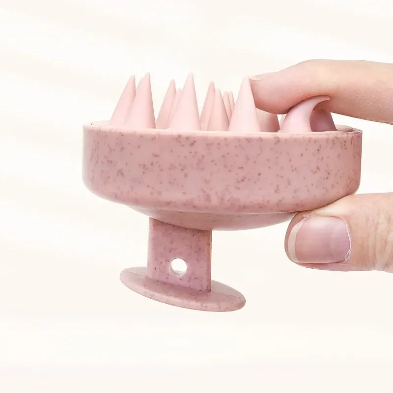 Silicone Scalp Massage Shampoo Brush – Bath & Hair Tool