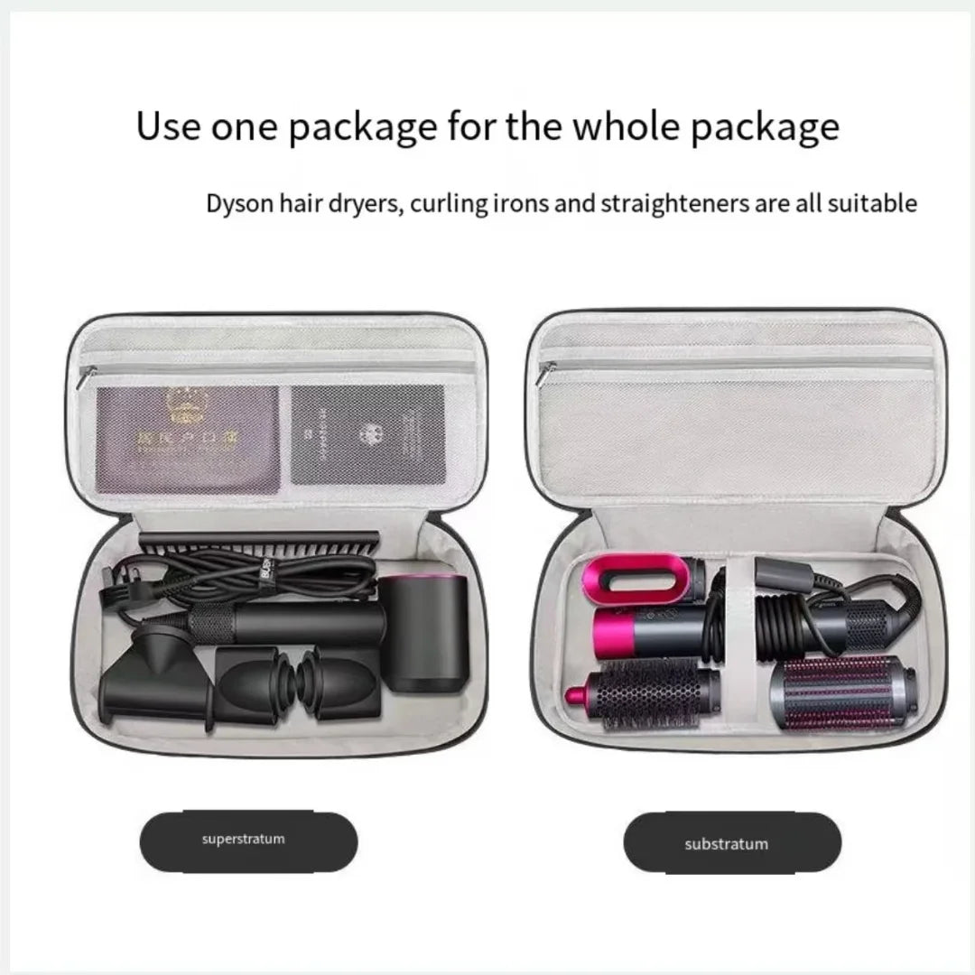 Double-Layer Travel Case for Dyson Airwrap & Shark Flexstyle