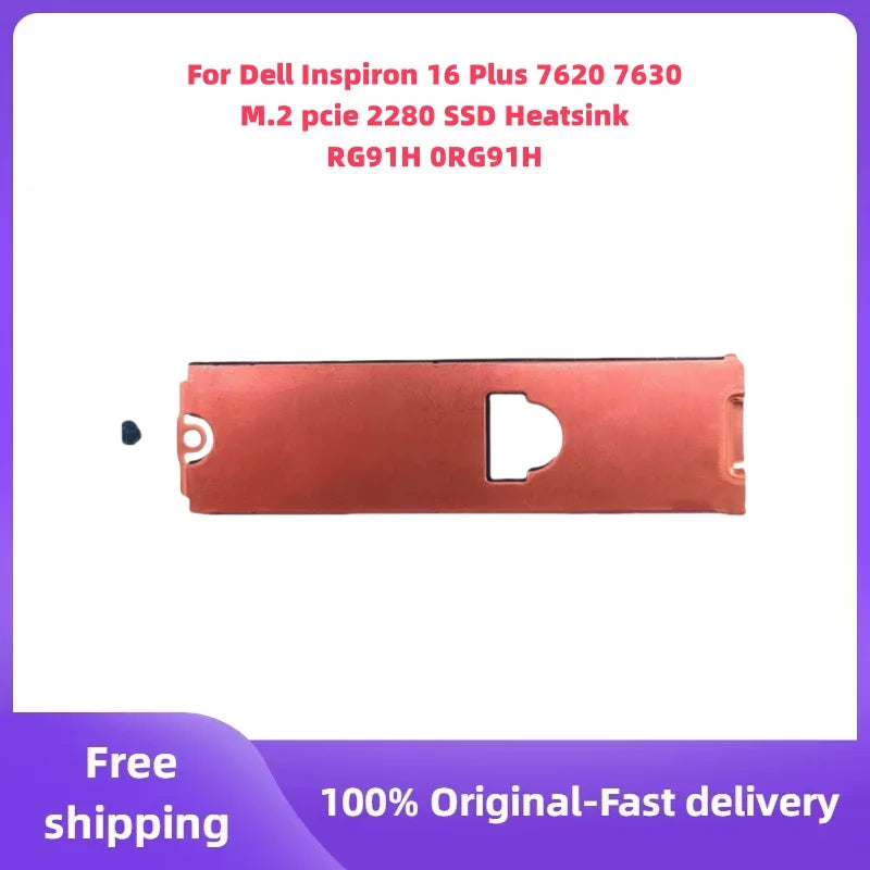 Dell Inspiron 16 Plus 7620 7630 M.2 2280 SSD Bracket Heatsink RG91H