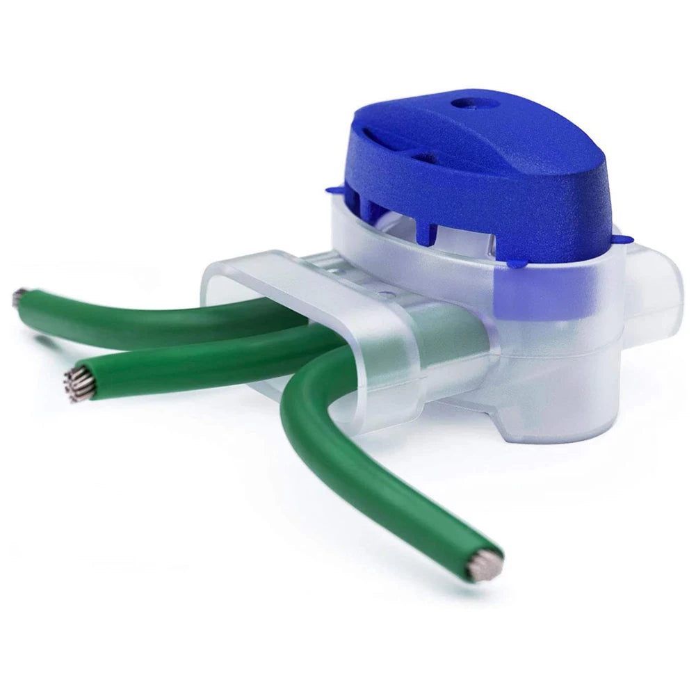 Waterproof No-Strip Cable Connectors for Robot Lawnmowers