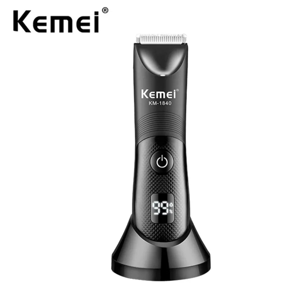 Kemei KM-1840 Waterproof Body Groomer Trimmer – Ceramic Blade
