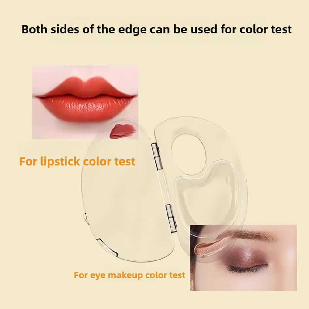 Foldable Acrylic Foundation Mixing Palette & Spatula Set