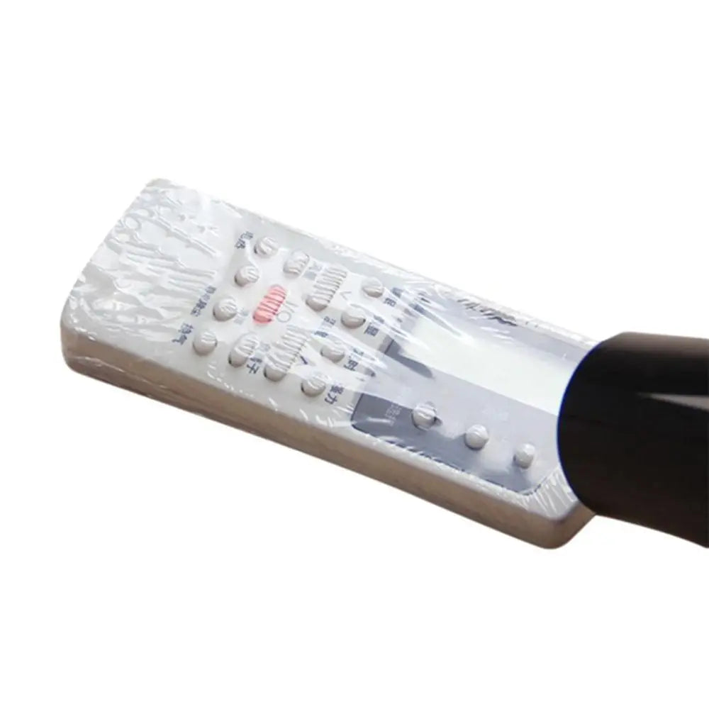 50-Pack PVC Heat Shrink Wrap Bags for Remote Controls – Clear