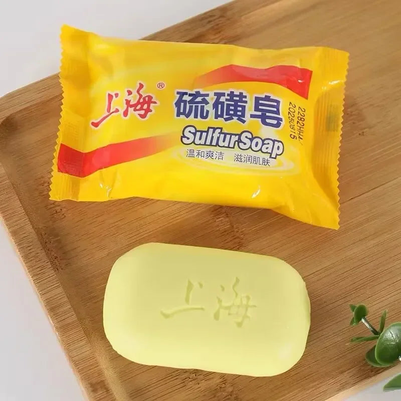 Shanghai Sulfur Soap Deep Cleansing Bar – 3 or 5 Pack