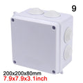 ABS Waterproof Junction Box IP65 – Indoor & Outdoor Cable Enclosure