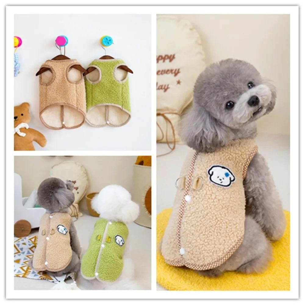 Soft Fleece Winter Dog Vest Coat – Small & Medium Breeds