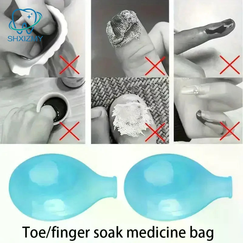 2-Pack Soft Silicone Toe Sleeves & Finger Protectors