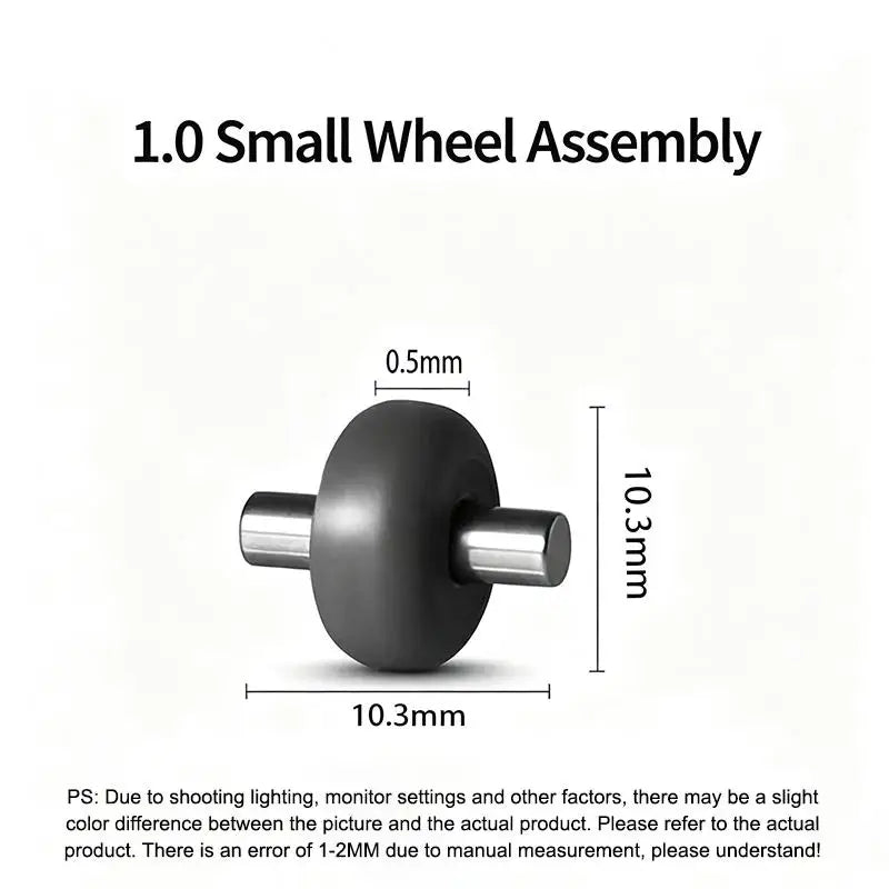 2-Pack Floor Scrubber Replacement Wheels – Wet & Dry Use