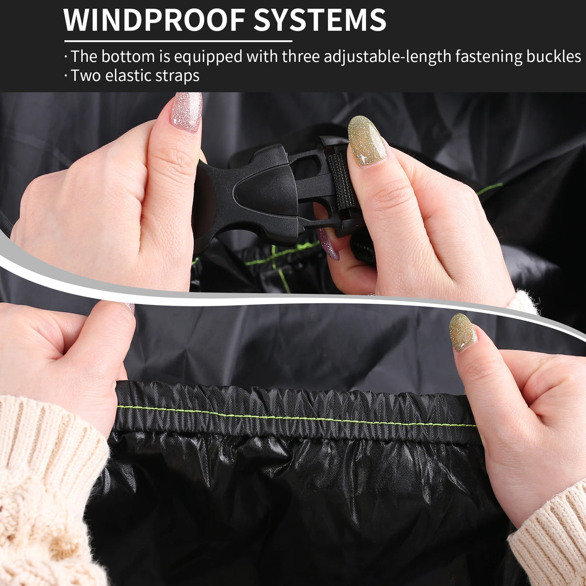 Waterproof Mobility Scooter Cover | Reflective Strips & Buckles