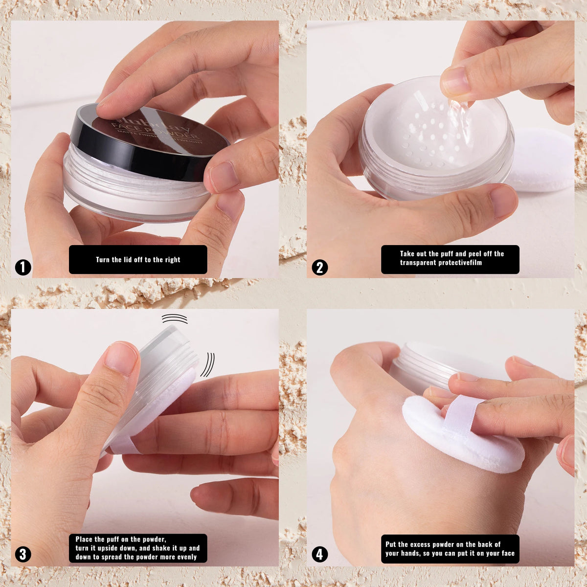 MYHO Matte Setting Powder – Oil Control & Pore Blurring