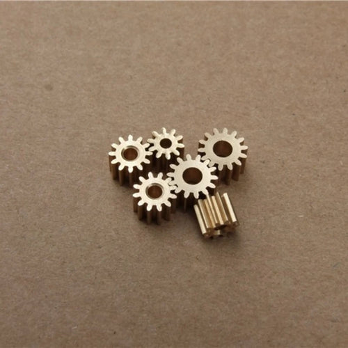 0.25M Mini Copper Bevel Gears 9–20 Teeth DIY Model Gear Set