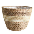 Seagrass Planter Basket – Hand Woven Plant Pot Cover Set