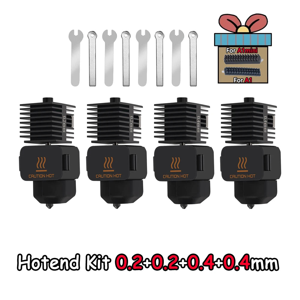 Sprouture Lab V2 Hotend & Steel Nozzle Kit – Bambu Lab A1 / A1 Mini