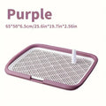 Dog Potty Training Tray with Removable Net – Reusable Pee Pad Holder
