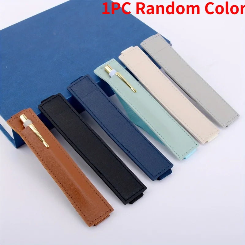 PU Leather Pen Holder & Storage Bag for School & Office