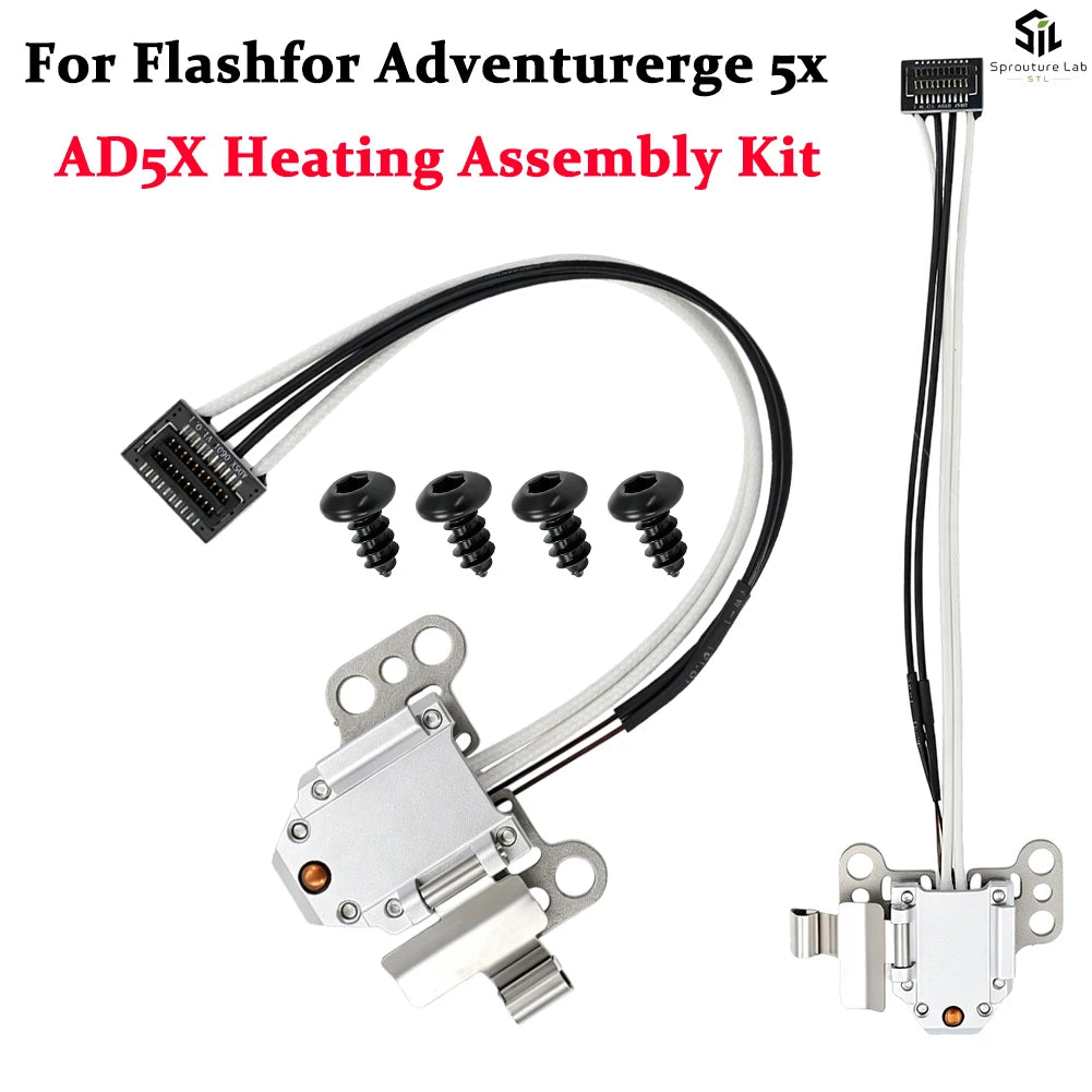 AD5X Hotend Heating Assembly Kit for Flashforge 3D Printer