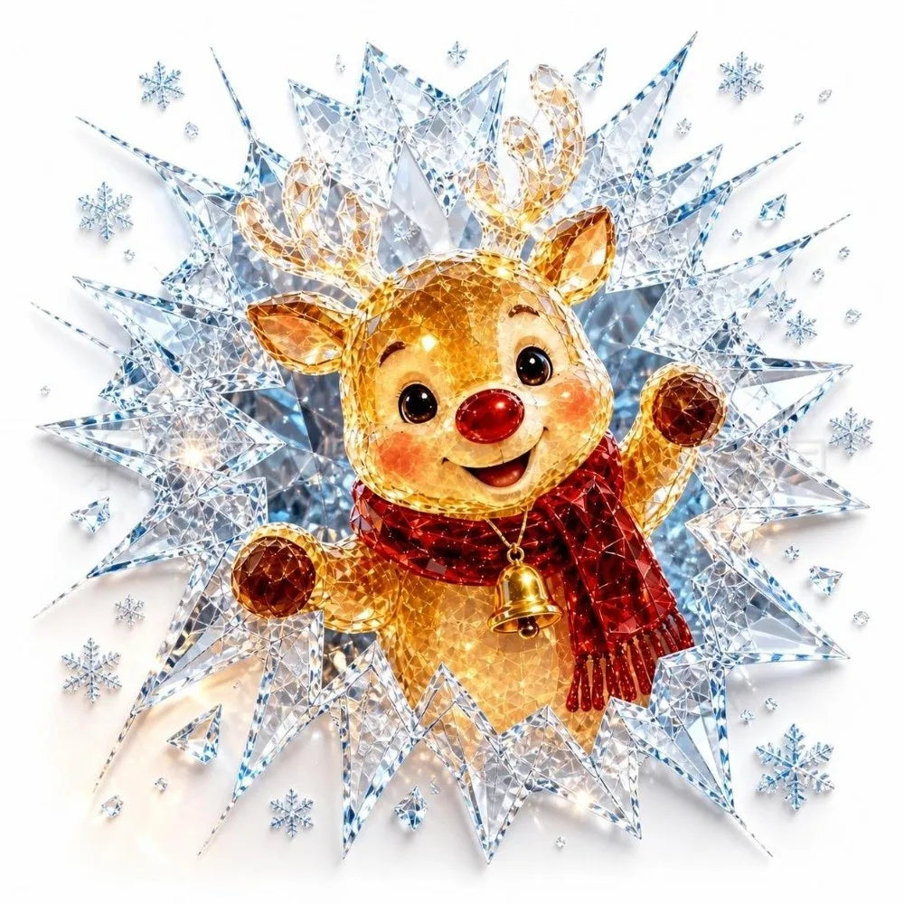 3D Christmas Window Clings – Reusable PVC Static Cling Decals