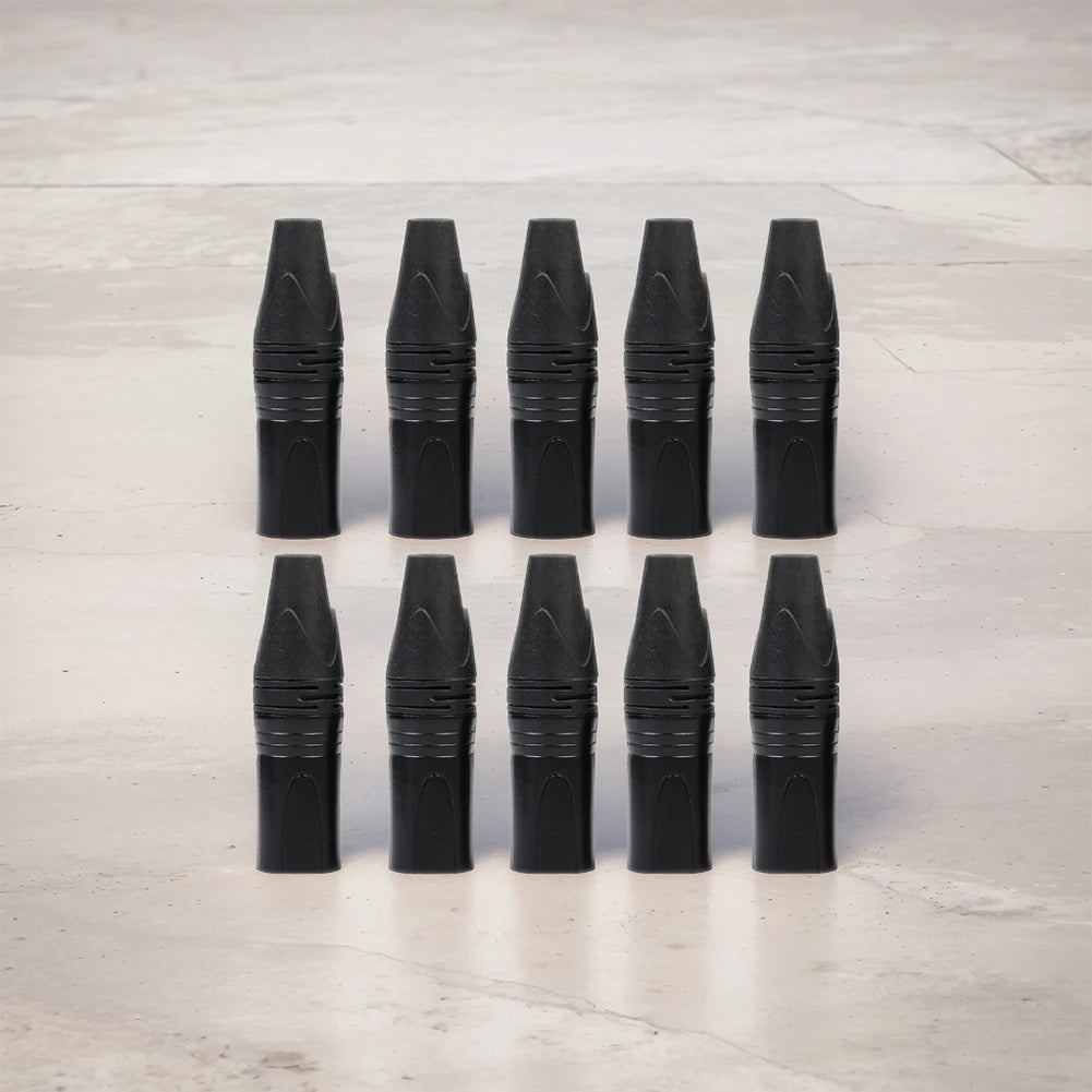 XLR 3-Pin Male Solder Plug Connectors 10-Pack – DIY MIC Cable