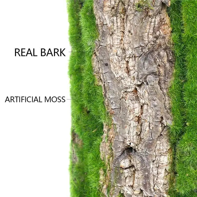 Artificial Pine Bark & Moss Wall Panels – DIY Home Decor 2pk