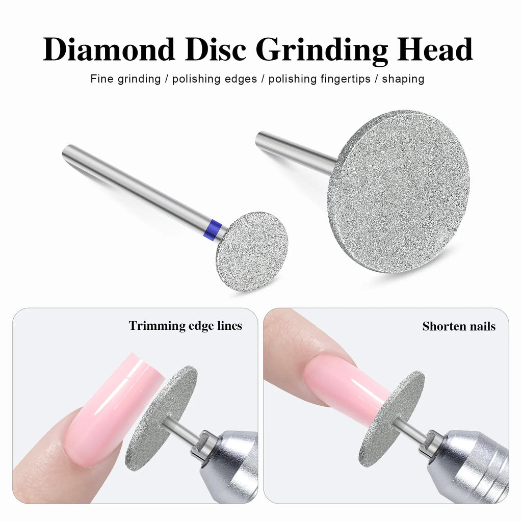Diamond Electric Nail Drill Bit – Cuticle Cutter & Polisher