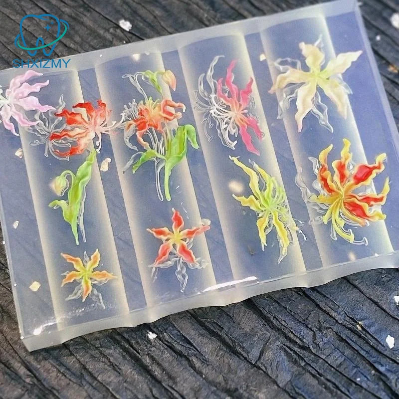 Lace Bowknot Silicone Nail Art Mold | French Manicure Stencil