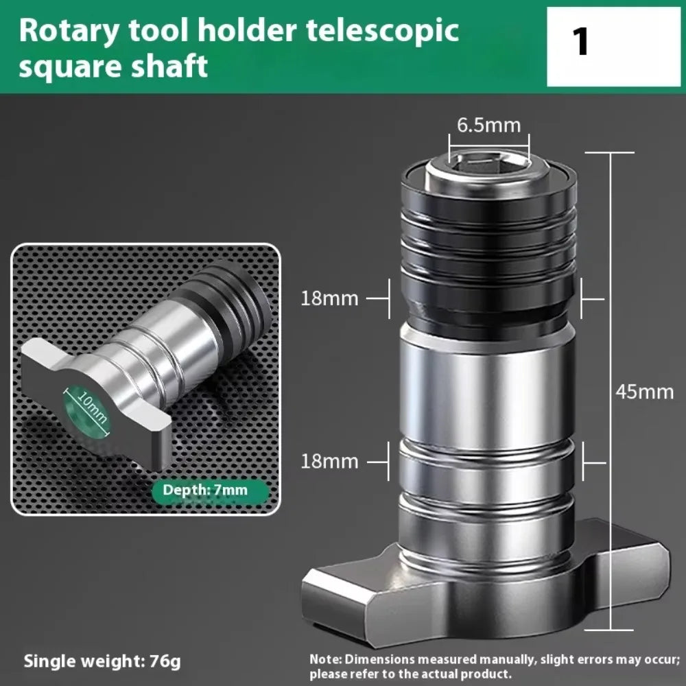 1/4" Impact Wrench Adapter – Hex & Square Shaft Converter Tool