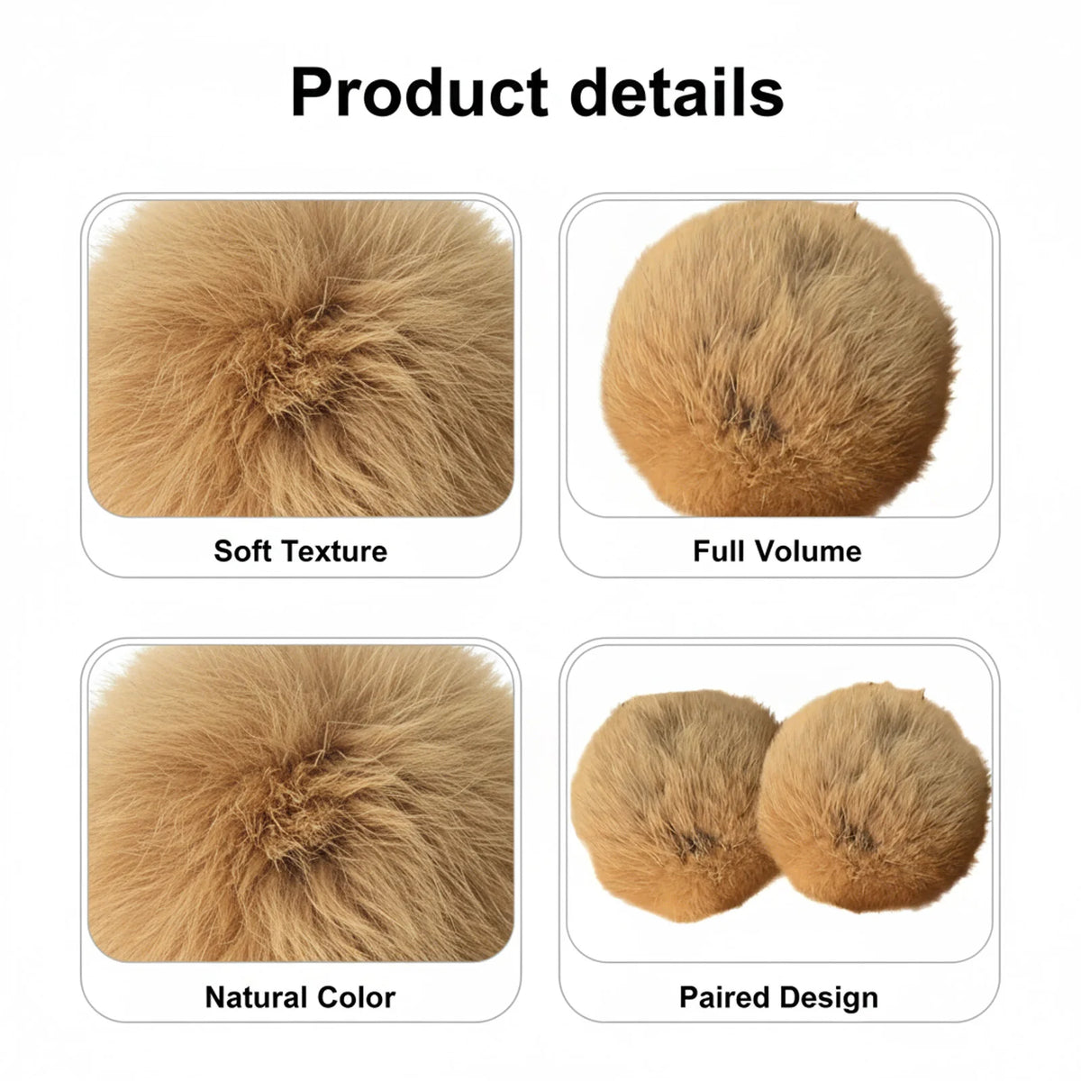 Catnip Plush Bunny Fur Ball Cat Toy – Silent & Durable
