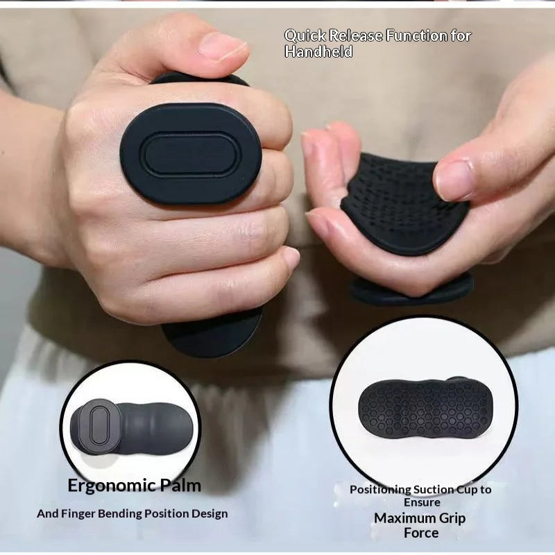 Silicone Anti-Slip Palm Grip Pads for Weight Lifting & Gym