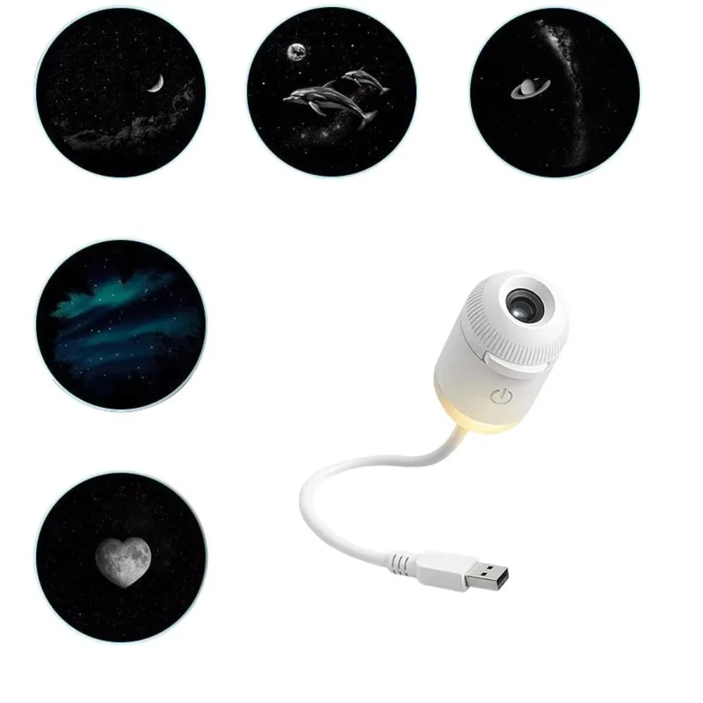 VIBE Galaxy Star Projector 360° Rotation Adjustable Brightness
