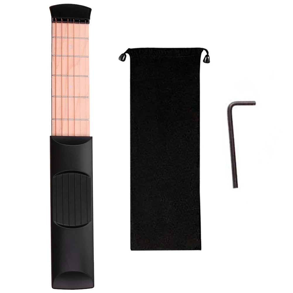 VIBE Pocket Guitar Chord Trainer – 4 & 6 Fret Practice Neck