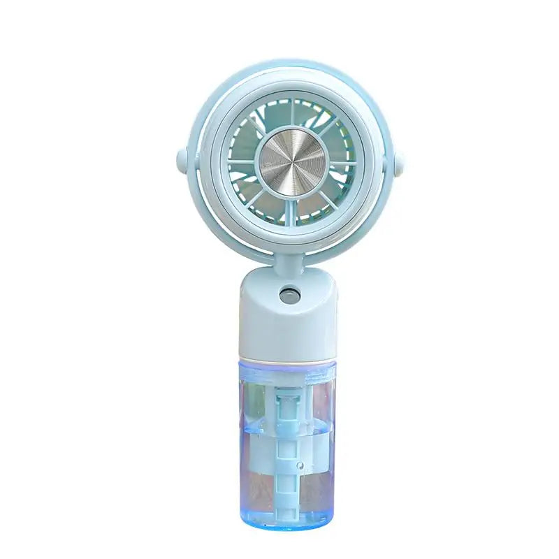 Rechargeable Handheld Misting Fan – 3-Speed Portable Cooling