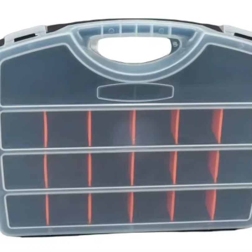 Plastic Parts Storage Box – Grid Organizer for Screws & Drill Bits