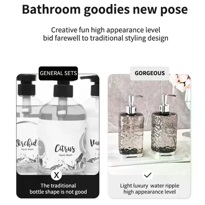 Refillable Soap Dispenser Pump Bottle – Bathroom & Kitchen