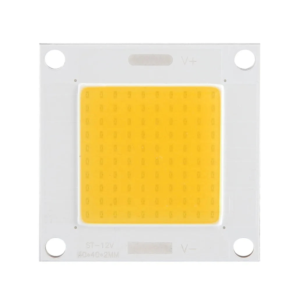 50W COB LED Chip Panel 12-14V Warm White & Blue DIY Light