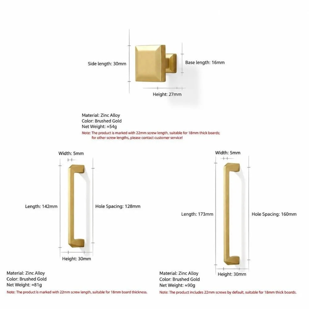 Zinc Alloy Cabinet Door Handle – Brushed Nickel Drawer Knob