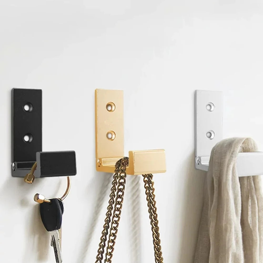 Foldable Wall Coat Hooks – Rustproof Aluminum Alloy 1/2 Pack