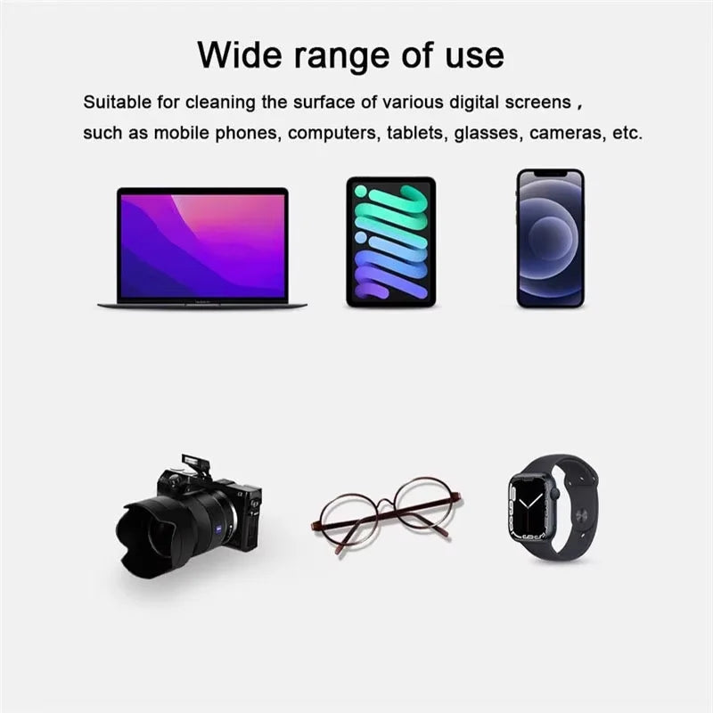 Microfiber Polishing Cloth Screen Cleaner for iPhone iPad 1/3Pcs
